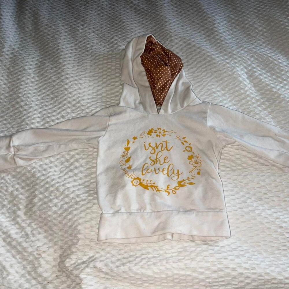 'Isn't She Lovely' Baby Girl Hoodie - Size 18-24 months